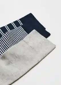 Calcetines Trira Navy Talla 42 Hombre Mango