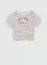 Camiseta Cheri Offwhite Talla 12 Niñas Mango