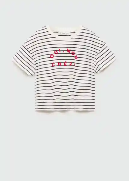 Camiseta Cheri Offwhite Talla 12 Niñas Mango