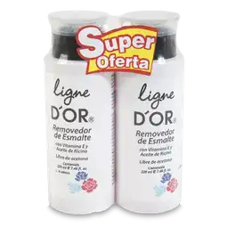 Capibell Removedor de Esmalte Ligne Dor