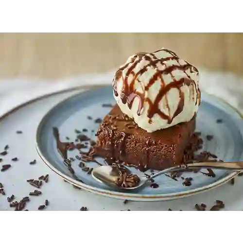 Brownie con Gelato