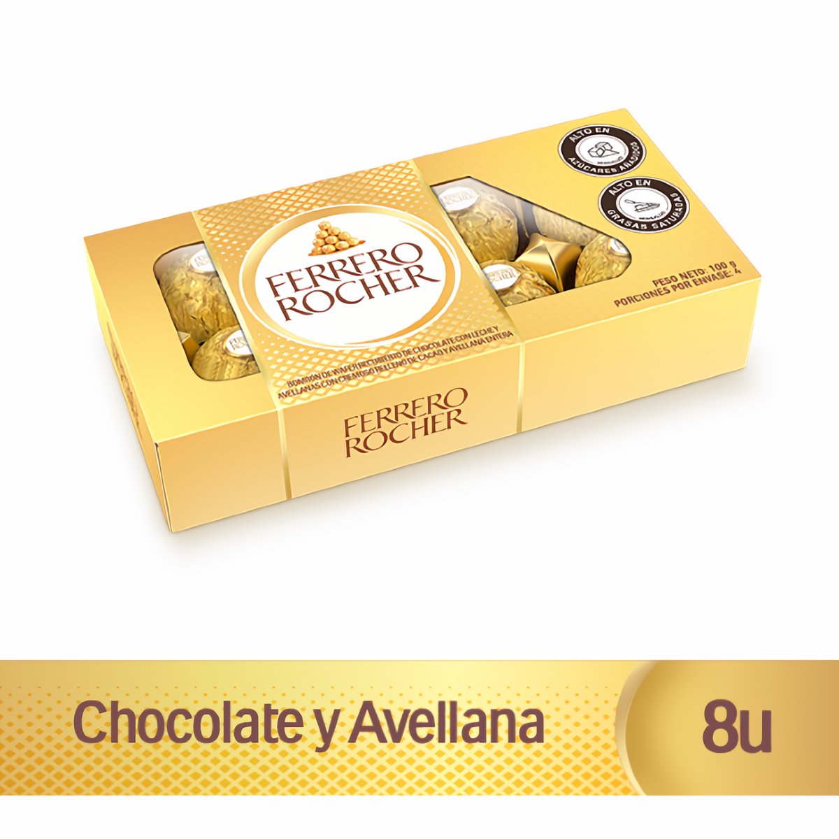 Ferrero Rocher Bombón de Chocolate y Avellana desde $ 26.000
