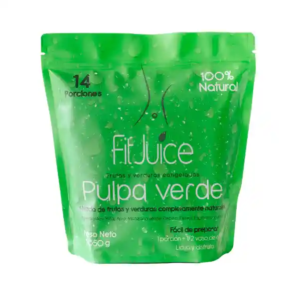 Fit Juice Pulpa Verde de Frutas y Verduras Sachet 