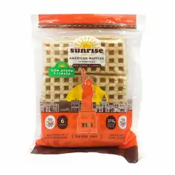 Sunrise Waffles Americanos con Avena y Linaza