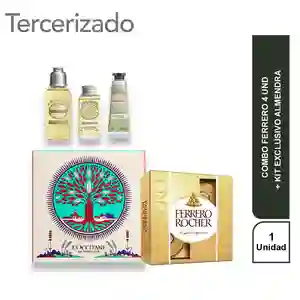 Combo Ferrero 4 Und + Kit Exclusivo Almendra Loccitane