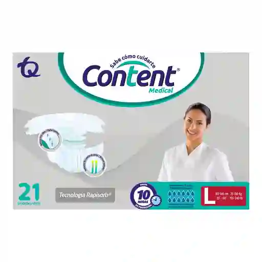 Pañal Content Pa?al (21 Und)