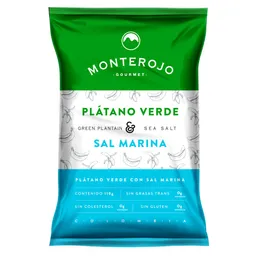 Monterojo Snack de Plátano Verde con Sal Marina