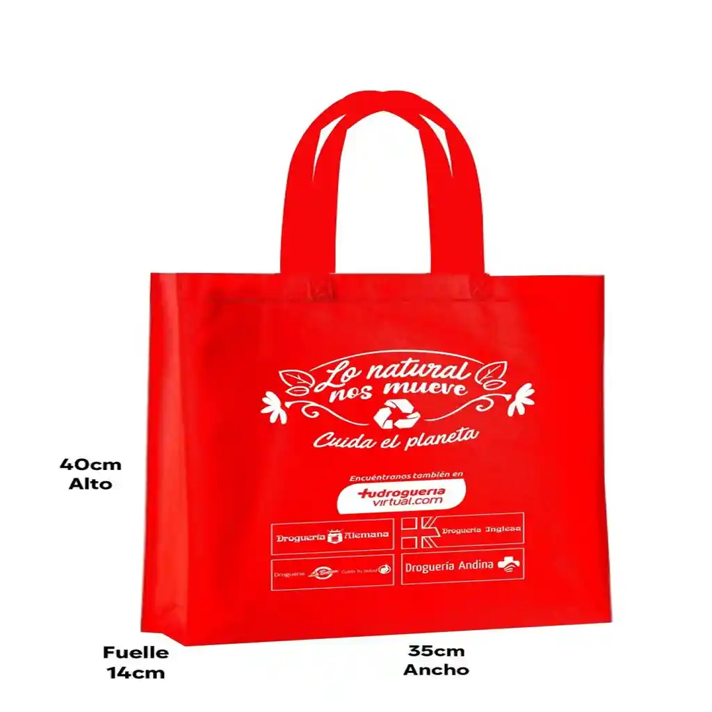 Bolsa Ecologica Roja +++