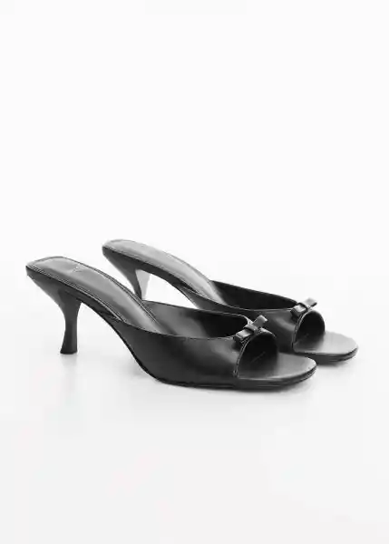 Sandalias Liu Negro Talla 38 Mujer Mango