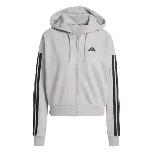 Adidas Chaqueta 3S Ft Fz Hd Lifestyle Mujer Gris Talla L
