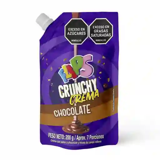 Crema Flips Chocolate Trozos Cereal Rellen (200 Gr)