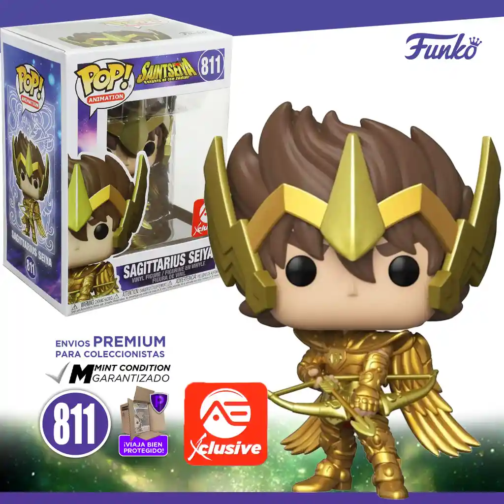 Funko Pop Figura de Colección Sagittarius Saint Seiya Exclusive