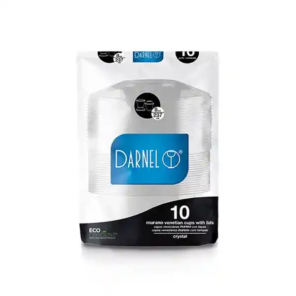 Darnel Copa Veneciana Con Tapa 8 oz