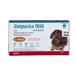 Simparica Trío 5-10 Kg 1 Tableta