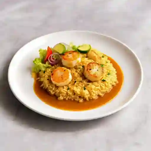 Medio Arroz con Camarón
