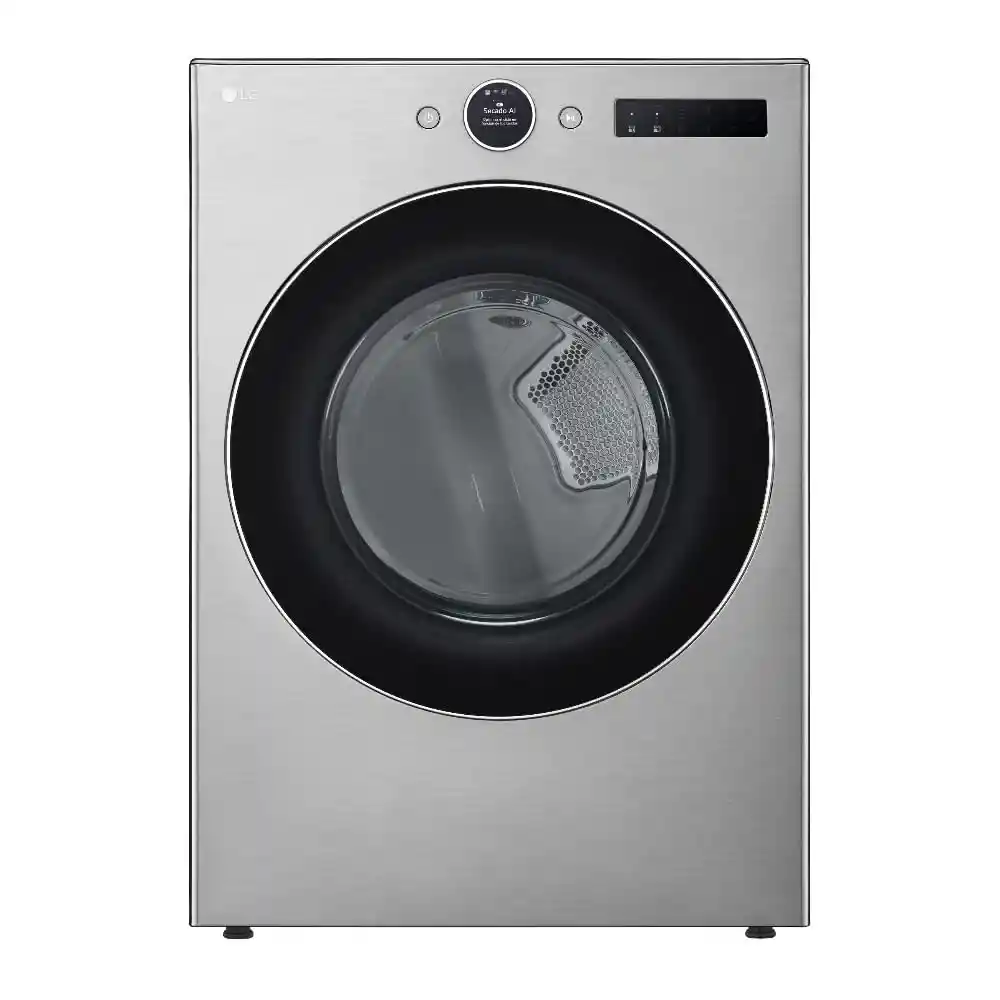 Secadora Carga Frontal Lg Turbosteam 22kg/ Df22sfxs6bk Gris