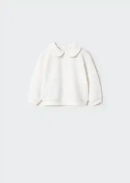 Sudadera Cleans Niños Off White Talla 67 Mango