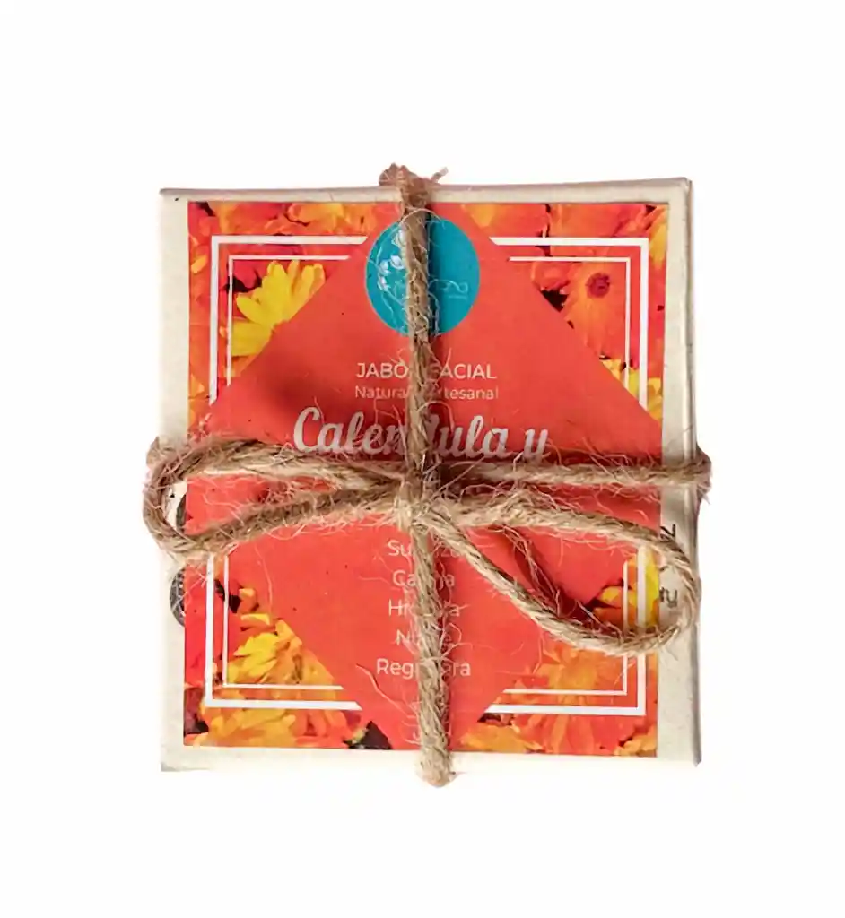 Rosas Aqualuna Natural Beauty Jabón Facial Caléndula 70 G