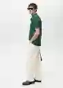 Camiseta Polo Rea Botella Talla M Hombre Mango
