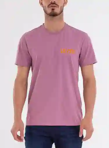 Camiseta Mc Hombre L-morado