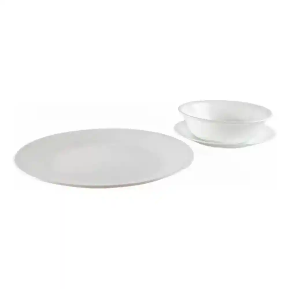 Vajilla White 2 Puestos 6 Pz Corelle 6003905 60038876003893(6pc)