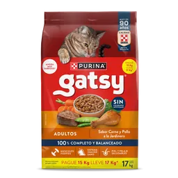 Comida para Gatos Purina Gatsy pollo y carne 17kg OFERTA