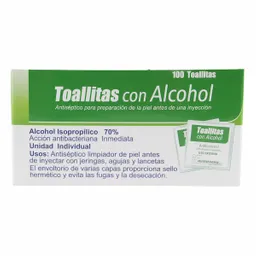 Inverfarma Toallitas con Alcohol