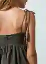 Camisa Cacao Mujer Verde Aceituna Oscuro Talla M 412G396 Naf Naf