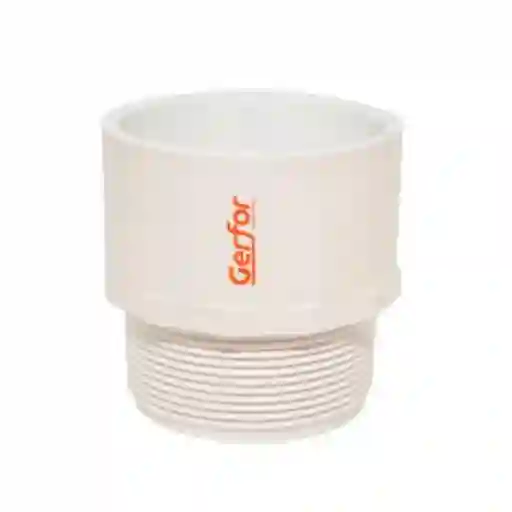 Gerfor Adaptador Macho Pvc Presión 1.1/4