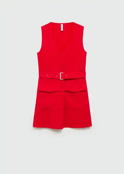 Vestido Roli Rojo Talla M Mujer Mango