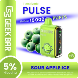 Geek Bar  Vape Pulse Sour Apple Ice - 15000 puffs - 5% Nicotina
