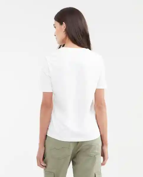 Camiseta Graphic Postal Crudo Pristino Claro Talla M Chevignon