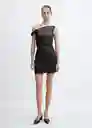 Vestido Milly Negro Talla XS Mujer Mango