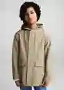 Abrigo Parka Sergio Topo Talla 12 Niños Mango