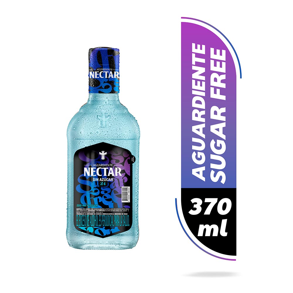 Nectar Aguardiente Sugar Free 370 ml