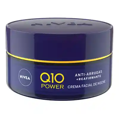 Nivea Crema Facial de Noche Q10 Power Firmeza 