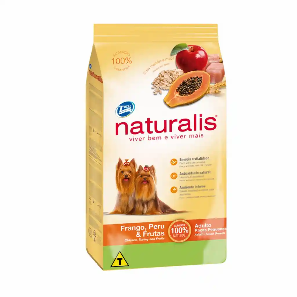 Naturalis Pollo Pavo Y Vegetales Razas Pequeñas Adulto