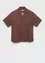 Camisa Chill Cereza Talla S Hombre Mango