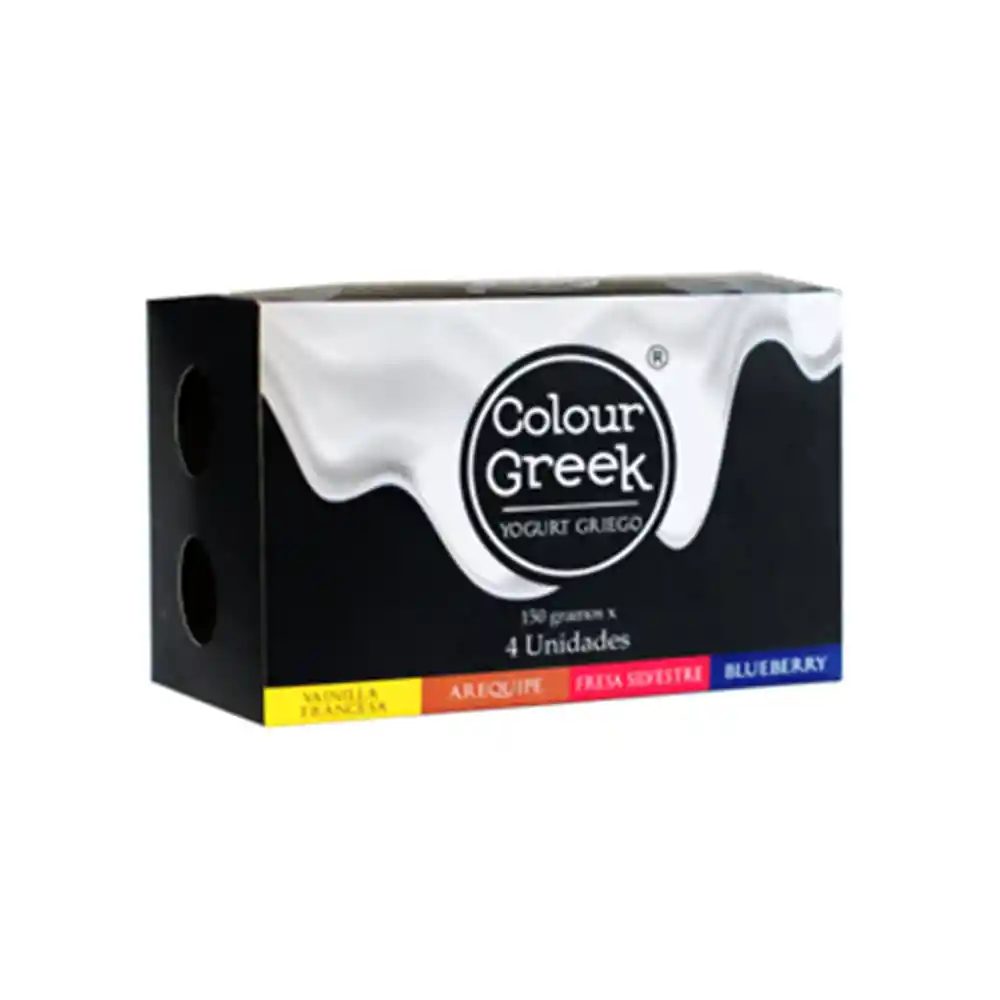 Yogurt Colour Greek Griego Surtidox150g C/u