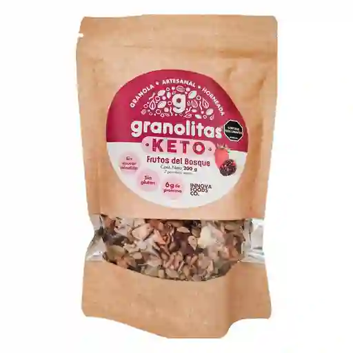 Granola Granolitas Artesanal Horneada Frutos Bosq (200 Gr)