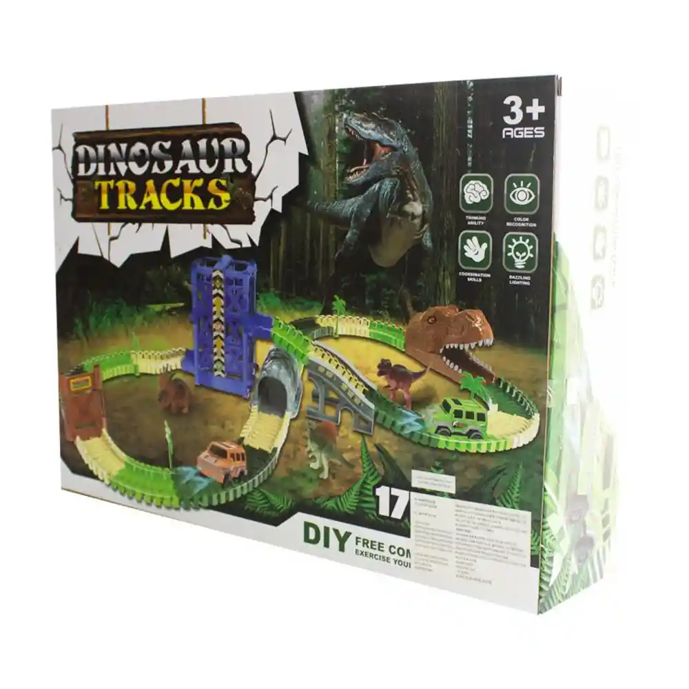 Dinosaur Tracks Pista Flexible