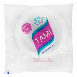 Tami Platos Desechables Pandos Pequeños