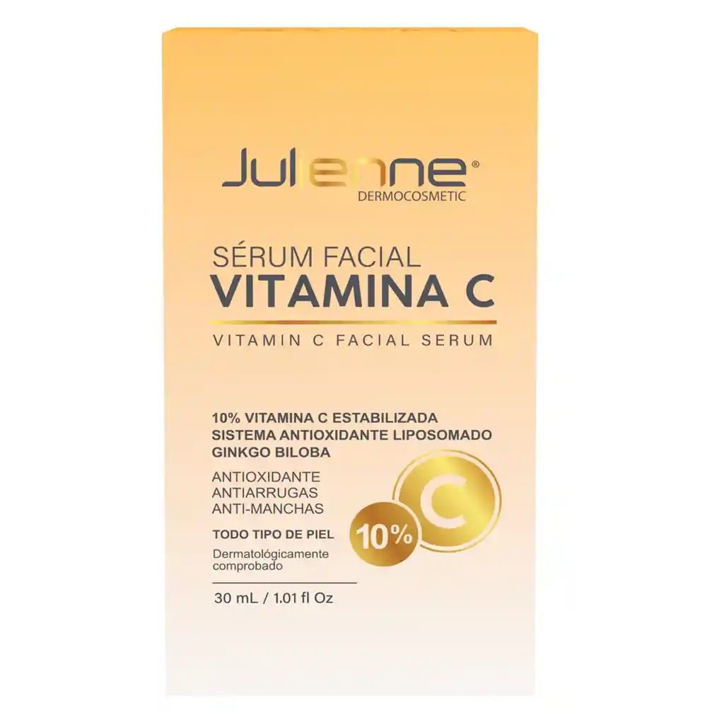 Serum Facial Julienne Vitamina C Ginkgo Biloba