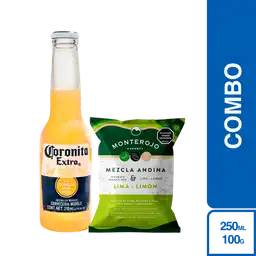 Combo Monterojo Mezcla Andina Lima Limón + Coronita Extra