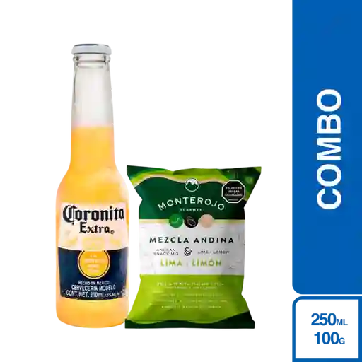 Combo Monterojo Mezcla Andina Lima Limón + Coronita Extra