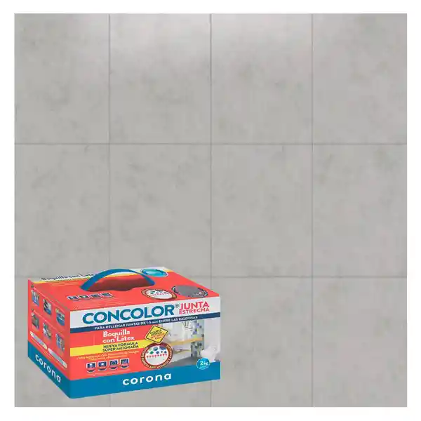 Corona Adhesivo Sellador Concolor Junta Estrecha Gris