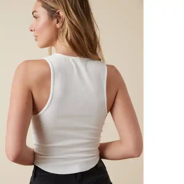 Camiseta Mujer Blanco Talla: SMALL American Eagle