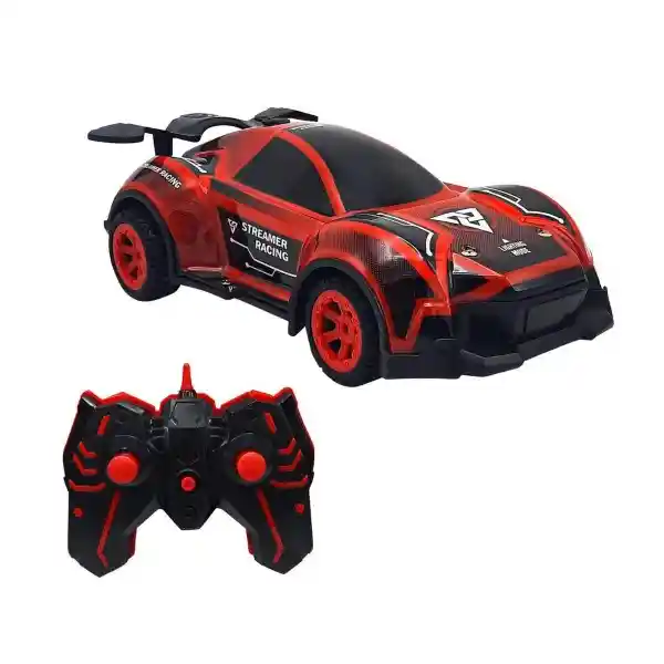 Carro R/C Con Luces Smoke Red Toy Logic Toy-68913