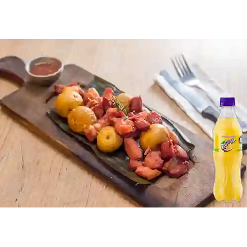 Combo Chicharrón Carnudo + Quatro Original 400ML