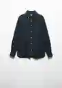 Camisa Garment Marino Talla 19 Teen Niños Mango